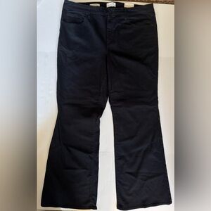 Universal Thread Women’s No Fade Blk High Rise Flare Jeans Pants Plus20R Stretch